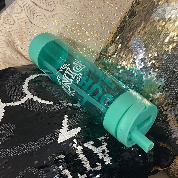 Vs pink 24oz campus water bottle w/stash cup & handle - chig life mint green - Picture 4 of 8